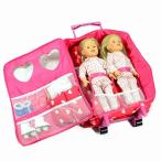 ニューヨークドールコレクション The New York Doll Collection Double Doll Travel Case with Double Do