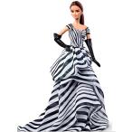 バービー人形Black and White Collection Chiffon Ball Gown Barbie Doll - Platinum Label