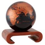 ムーバ Mova 4.5 Copper and Black Earth Globe with Arched Base in Natural Wood MG-45-CBE-WPA-W