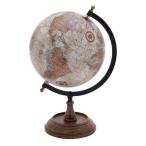 Benzara Globe 地球儀 with Metal and Wooden Details