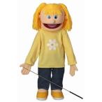 25 Katie, Peach Girl, Full Body, Ventriloquist Style Puppet by Silly Puppets