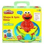 セサミストリート プレードー　エルモ、スピン＆プレイセット/ Play-Doh Elmo Shape and Spin Playset