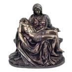 Pieta Statue Cold Cast Bronze Sculpture Magnificent壮大なピエタ像コールドキャストブロンズ彫刻【並
