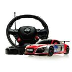 1:18 Scale Audi R8 LMS Performance Model ラジコンカー With Steering Controller (COLOR: SILVER/RED)