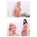  женский душ колпак имеется полотенце на липучке . водный сильный мягкость . надеть банное полотенце мама автобус платье банное полотенце для взрослых наматывать полотенце купальный халат 