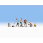 Nochノッホ36586　ガーデニング　園芸をする人たち【Nゲージ人形】【塗装済み】【ジオラマ小物】