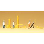 Preiserプライザー79082　作業員　パレットを運ぶ人　手動パレット　手動リフター　小型リフター【Nゲージ人形】【塗装済み】【ジオラマ小物】【ネコポス可】