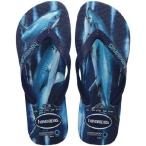 ショッピングhavaianas Havaianas Women Conservation International Flip Flops - Shark Print Sandals - Blue Water, 6