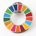 国連ガイドライン対応 SDGs ピンバッジ バッチ バッヂ 1個からまとめ買いまで (平らタイプ1個)