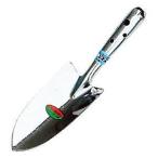  нержавеющая сталь вместе рисунок пересадка мастерок ( futoshi ) шкала * укрепление есть ST-1 цветок сад DIY садоводство инструмент инструмент лопата совок камень чёрный металл 