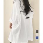 【G】オーバーサイズ 英文字ロゴ 半袖Tシャツ
