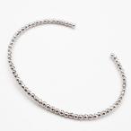 Yahoo! Yahoo!ショッピング(ヤフー ショッピング)ミラクルカット ミラーボール 簡単着脱 イージーバングル 18金 （K18） ホワイトゴールド