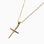 18金 クロスペンダント ジーザス カットボールチェーン キリスト K18 SPAIN CORDOBA