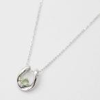 Yahoo! Yahoo!ショッピング(ヤフー ショッピング)8月生まれの方 10金K10WG ホワイト ゴールド ネックレス アズキチェーン ペンダント バテイ 馬蹄 レディース 天然石 ペリドット 8月 誕生石