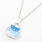 Yahoo! Yahoo!ショッピング(ヤフー ショッピング)ペンダント バッグ イタリア製 シルバー925 ITALY  ブルー 青 バッグチャーム キーチャーム ストラップ