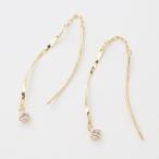 18金 ピアス K18 ゴールド ダイヤモンド ダイヤ アメリカンピアス お洒落 レディース 記念日 ギフト