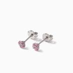 スワロフスキー 純チタン PURE TITANIUM MARE マーレ ピアス 4mm ピンク ダイヤモンド カラー プラチナ クリックポスト便対応