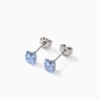 純チタン PURE TITANIUM MARE マーレ ピアス 5.5mm ブルー・ダイヤモンド カラー クリックポスト便対応