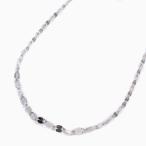 純プラチナ ネックレス 中太 グラデーション ペタル デザイン Pt999 お洒落 レディース 記念日 ギフト