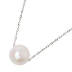 ショッピングプラチナ プラチナ あこや真珠 あこやパール 8ｍｍ珠 パールネックレス スクリューチェーン Pt850 冠婚葬祭