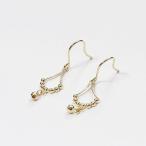 Yahoo! Yahoo!ショッピング(ヤフー ショッピング)18金 ピアス イエローゴールド ミラクルカット ミラーボール フック式 K18