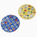 ショッピング陶器 日本製 九谷焼 久谷五彩 陶器 陶磁器  お皿 縁起小皿 食器和食器 ペアセット2枚セット 12cm 丸紋宝紋 お相撲さん  お洒落 記念日お祝い クリックポスト便対応