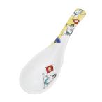 日本製 九谷焼 久谷五彩 北陸伝統工芸 可愛いれんげ スプーン お相撲さん 相撲取り 14cm コレクション 陶器 磁器 和食器 お洒落 個性 上品 プレゼント 誕生日