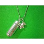  pet Buddhist altar fittings .. pendant ( Capsule large ) Jack russell * terrier stainless steel ball chain 