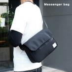 メッセンジャーバッグ メンズ ショルダーバッグ 肩掛けバッグ 撥水性 耐久性 ナイロン素材 丈夫 収納ポケット多数 ショルダー紐調節可能 マグネット式