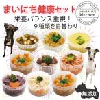 犬用の ごはん まいにち 健康 セット 9種類 ドッグ フード ごちそう アレルギー 対応 手作り 無添加のペット用品で健康な食事を