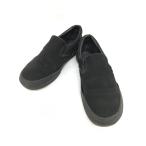 VANS(バンズ)スリッポンスニーカー 黒 レディース　A-ランク　25.5