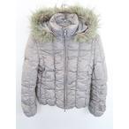 INED(イネド)シャーリングダウンジャケット 長袖 グレー レディース　Aランク　7 [委託倉庫から出荷]