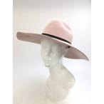 Forever21(フォーエバートゥエンティーワン)中折れウールハット ピンク/黒 レディース　S-ランク