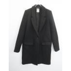 ZARA TRF(ザラ)ウールチェスターコート 長袖 黒 レディース　A-ランク　XS