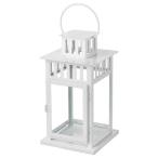 [IKEA]BORRBY/bo рубин блок свеча для фонарь салон / наружный для белый 28 cm