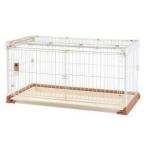 リッチェル お掃除簡単ペットケージ 1200 ブラウン リッチェル (D)