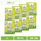 (8個セット)ユニチャーム 取替サンド デオトイレ 飛び散らない緑茶成分入り消臭サンド 4L unicharm