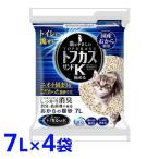 ショッピング猫 トイレ 猫砂 おから トフカスサンドK 7L×4袋セット おから トフカス 固まる 燃やせるゴミ 燃えるゴミ トイレに流せる ペレット型 おからの猫砂 猫トイレ ペグテック