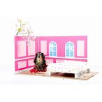 ペット 犬 ケージ カワイイ インテリア 家具 装飾 パネル ピンク 手作り 撮影