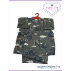 男の子用子供甚平 110サイズ モスグリーン系/龍柄 OJB-D1101