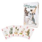 クーポン有) 訳あり 数量限定 キャット オブ ザ ワールド 世界の猫のトランプ Cats of The World ヘリテージトランプ Heritage 店舗展示品 ゲーム ねこ AM0