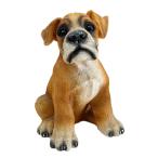 クーポン有) 訳あり １点限り ガーデンオーナメント ボクサー 犬の置物  AS80
