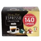 ネスプレッソ 互換カプセル 140個 Caffitaly バラエティパック エスプレッソ コレクション イタリア製 コーヒーカプセル コストコ 送料別