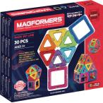 ボールネンド マグ・フォーマー ベーシックセット 30ピース　マグネット 磁石 くっつく 想像力 創造力 知育玩具 ブロック 図形 学習 カラフル 誕生日 プレゼント