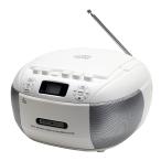 [ есть перевод ]HIRO AM/FM стерео CD магнитола радио кассета HKC-002WH [ широкий FM соответствует ]