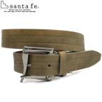 ショッピングサンタ サンタフェ デザインバックル ベルト ブラウン 100-03111-099B santafe
