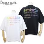 サンタフェ 天竺 バックプリント 半袖 Tシャツ 50 52 LL 3L サイズ 251-83827 ホワイト ブラック santafe メンズ 25SS