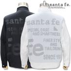 サンタフェ パンチングロゴ ブルゾン 55403 L LL 3L santafe イグルス メンズ 白 黒 48 50 52 ホワイト ブラック 55453