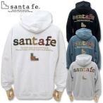 サンタフェ 定番 バックアップリケ パーカー  50 52 サイズ LL 3L サイズ 82408 ホワイト グレー ブラック グリーン santafe 24AW