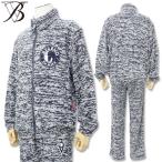 バーニヴァーノ BARNI VARNO パイル ジップアップ ブルゾン ＆ パンツ セットアップ  Lサイズ グレー BSS-IST3235 BSS-ISP3236 パイル 上下セット